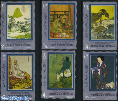 Chinese paintings 6v