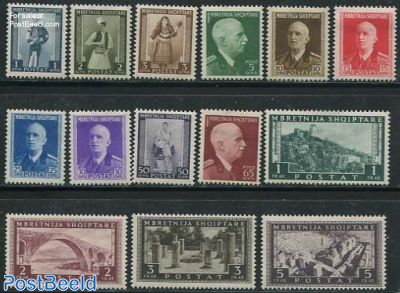 Definitives 14v (without airmail stamp)