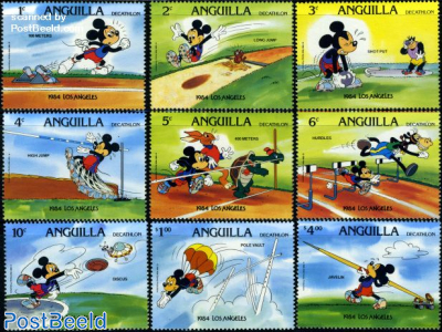 Olympic Games, Disney 9v (without olympic rings)