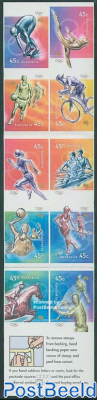 Olympic Games 10v s-a in booklet