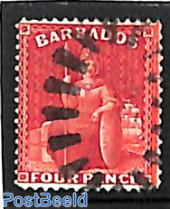 4d, perf. 14, WM Crown-CC, Stamp out of set