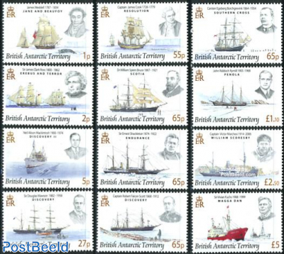 Definitives, ships 12v