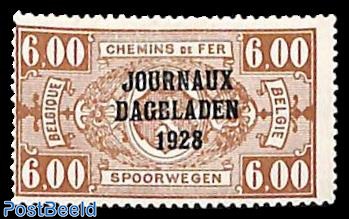 6.00, Stamp out of set