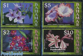 Definitives, flowers 4v (with year 2008)