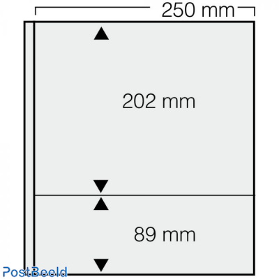 5 Seite Safe dual Blanco, 250x202+89mm