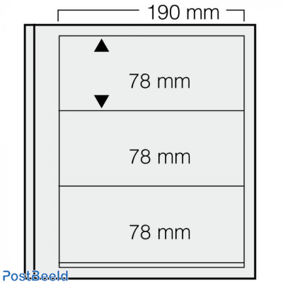 5 Seiten Safe dual Blanco, 3x190x78mm