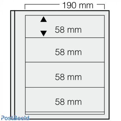 5 Seiten Safe dual Blanco, 4x190x58mm