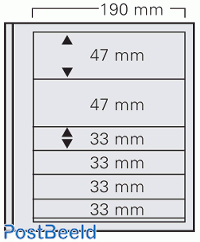 5 Seiten Safe dual Blanco, 190x47+47+33+33+33+33mm