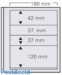 5 Seiten Safe dual Blanco, 190x42+37+37+120mm