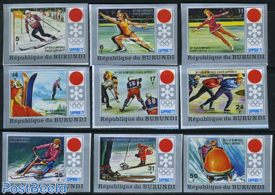 Olympic Winter Games 9v imperforated