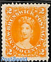 2c, orange, unused without gum