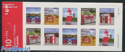 Canadian pride booklet (10x63c)