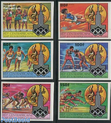 Olympic games 6v imperforated
