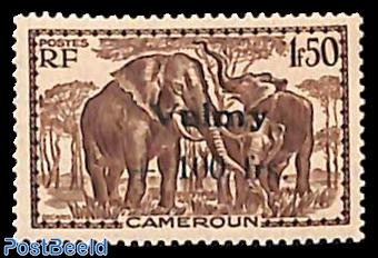 Valmy +100fr on 1.50, Stamp out of set