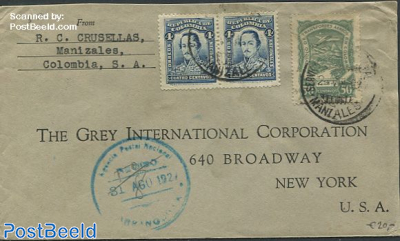 Envelope to New York