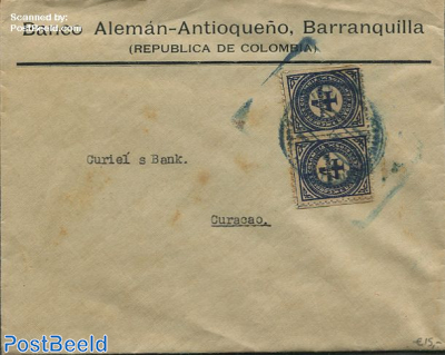 Envelope from Colombia to Curacoa