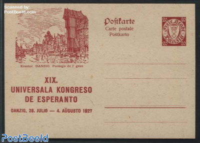 Illustrated Postcard, Esperanto 20pf, Krantor