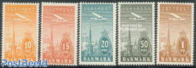 Airmail definitives 5v