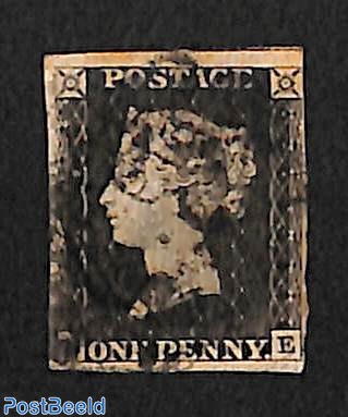Penny black, used