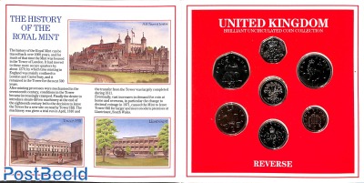 United Kingdom Coin set 1986