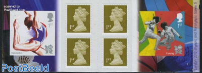 Olympic games 2v s-a in booklet