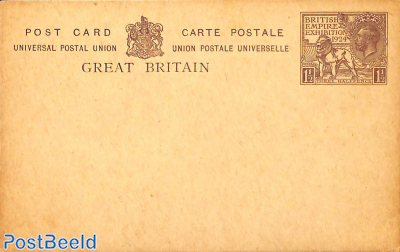 Postcard 1.5d year 1924