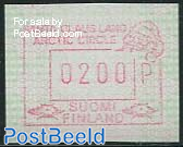 Automat stamp, Santa Claus 1v (denomination may va