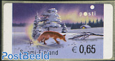 Automat stamp, fox 1v (face value may vary)