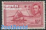 1.5p, Plate II (manned boat), perf. 13.5