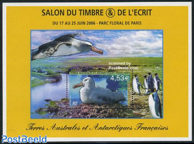 Salon du timbre, birds s/s