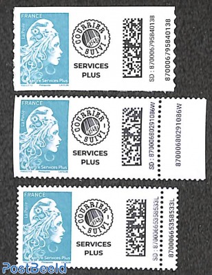 Services plus 3v (with numbered tabs)