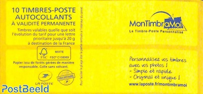 Mon TimbreaMoi, Booklet with 10x rouge s-a