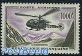 Airmail definitive, helicopter 1v