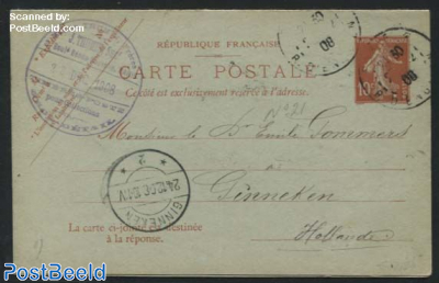Reply Paid Postcard to Ginneken (NL)