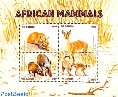 African Mammals 4v m/s