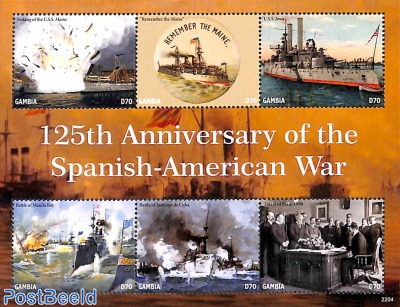 Spanish American war 6v m/s