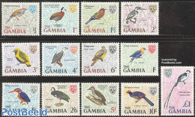 Definitives, birds 13v