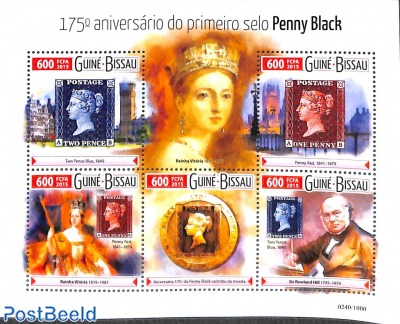 175 years Penny Black 4v m/s