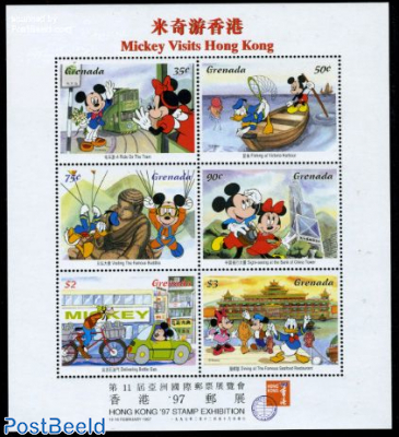 Hong Kong 97, Disney 6v m/s