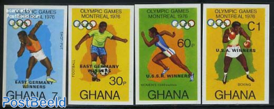 Olympic winners 4v imperforated