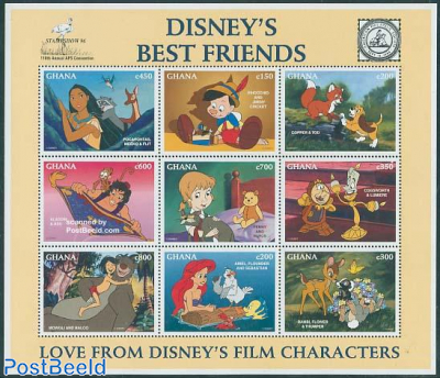 Disney, APS stampshow 9v m/s