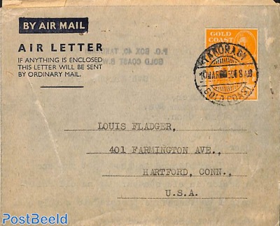 Air letter to USA