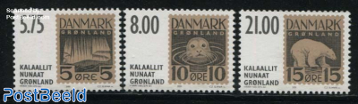 Never issued stamps 3v