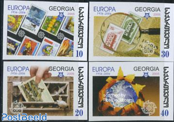 50 Years Europa stamps 4v imperforated