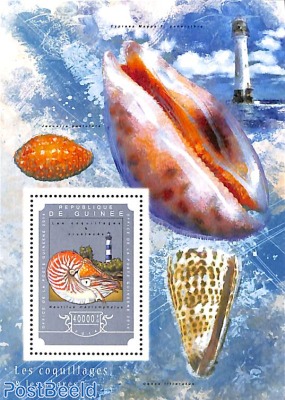 Lighthouses & shells s/s