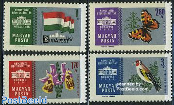 Budapest stamp expo 4v