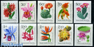 Botanic garden flowers 10v imperforated