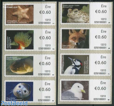 Definitives, fauna 8v s-a