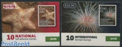 Definitives, Marine life 2 booklets s-a