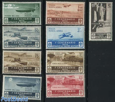 Decoration, only airmail 9v